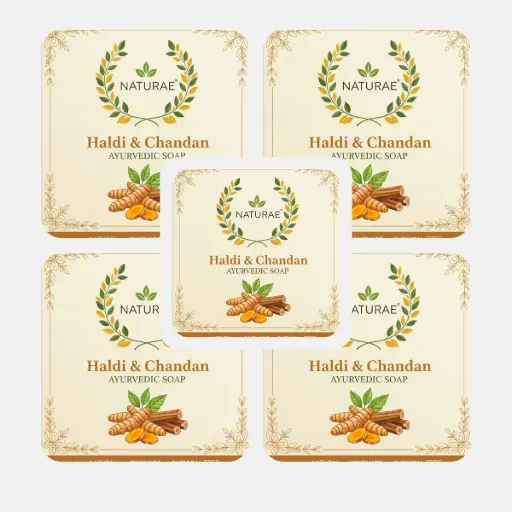 Turmeric & Sandalwood ( Pack of 5)